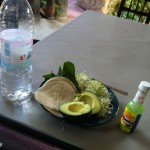 MMy staple breakfast and meal here avacados and hot sauce, I love mexico