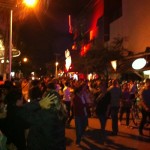 This is downtown Playa Del Carmen's club area at 2am on a Saturday Night lots of parties2