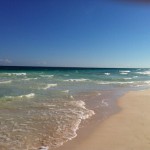 Walking to Casa Del Las Olas in Tulum Mexico on the beach